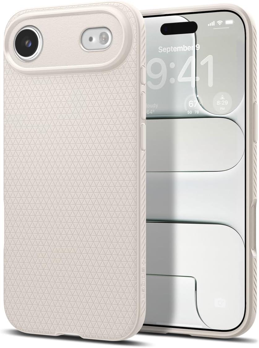 imageSpigen Liquid Air Designed for iPhone 14 Case 2022 MilitaryGrade Protection Matte BlackNatural Titanium