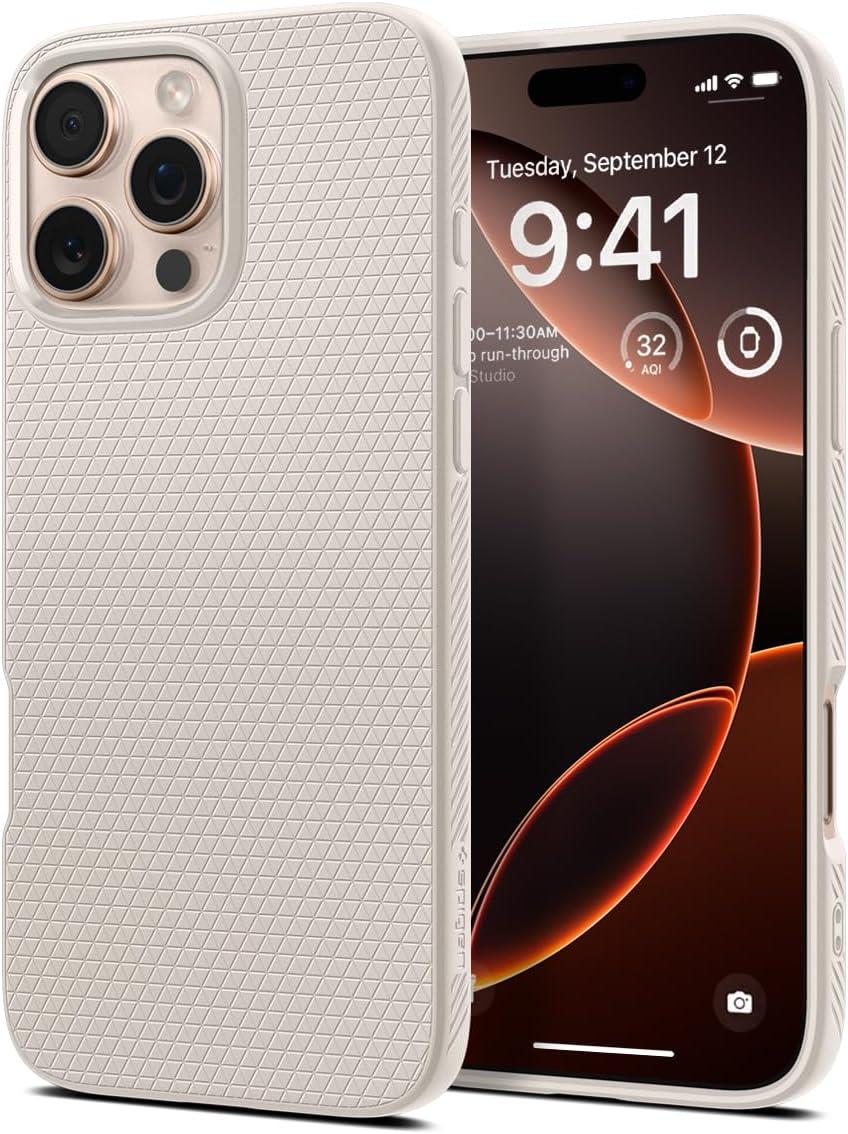 imageSpigen Liquid Air Designed for iPhone 14 Case 2022 MilitaryGrade Protection Matte BlackNatural Titanium