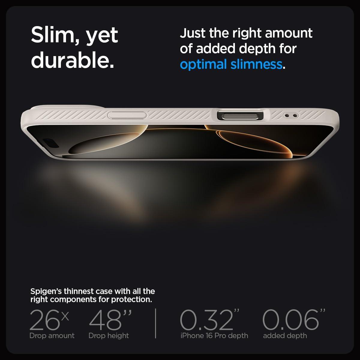 imageSpigen Liquid Air Designed for iPhone 14 Case 2022 MilitaryGrade Protection Matte BlackNatural Titanium