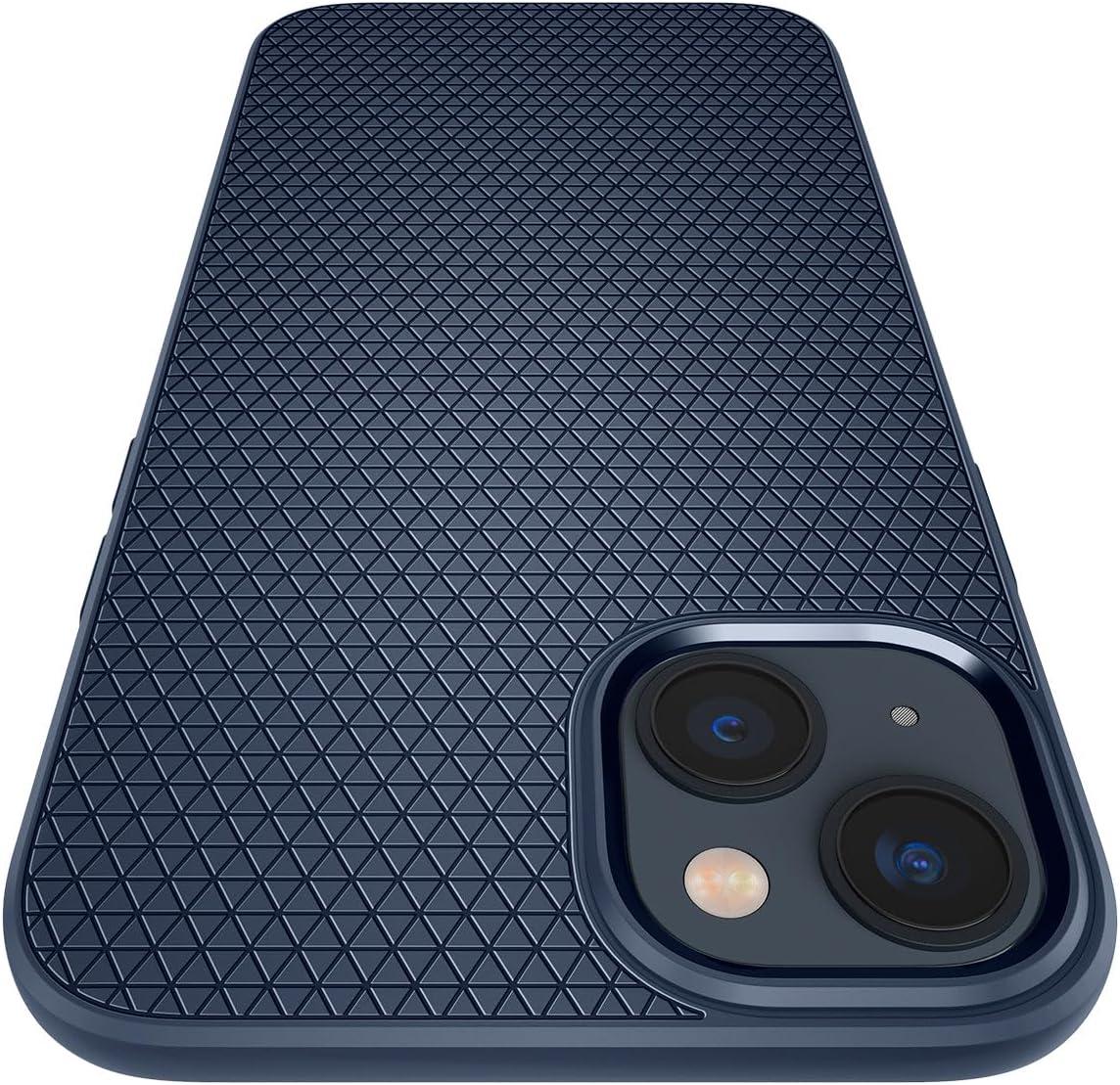 imageSpigen Liquid Air Designed for iPhone 14 Case 2022 MilitaryGrade Protection Matte BlackNavy Blue