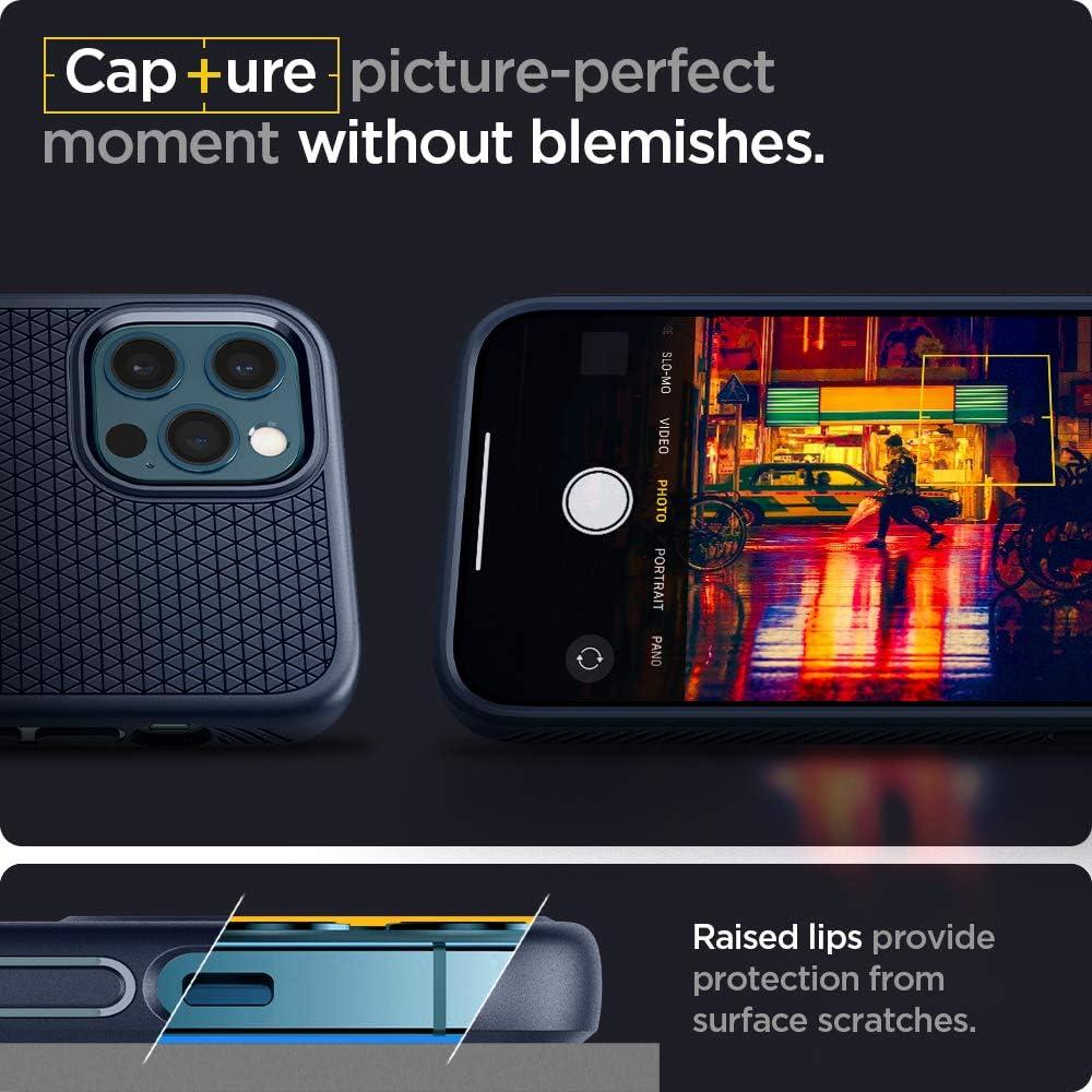 imageSpigen Liquid Air Designed for iPhone 14 Case 2022 MilitaryGrade Protection Matte BlackNavy Blue