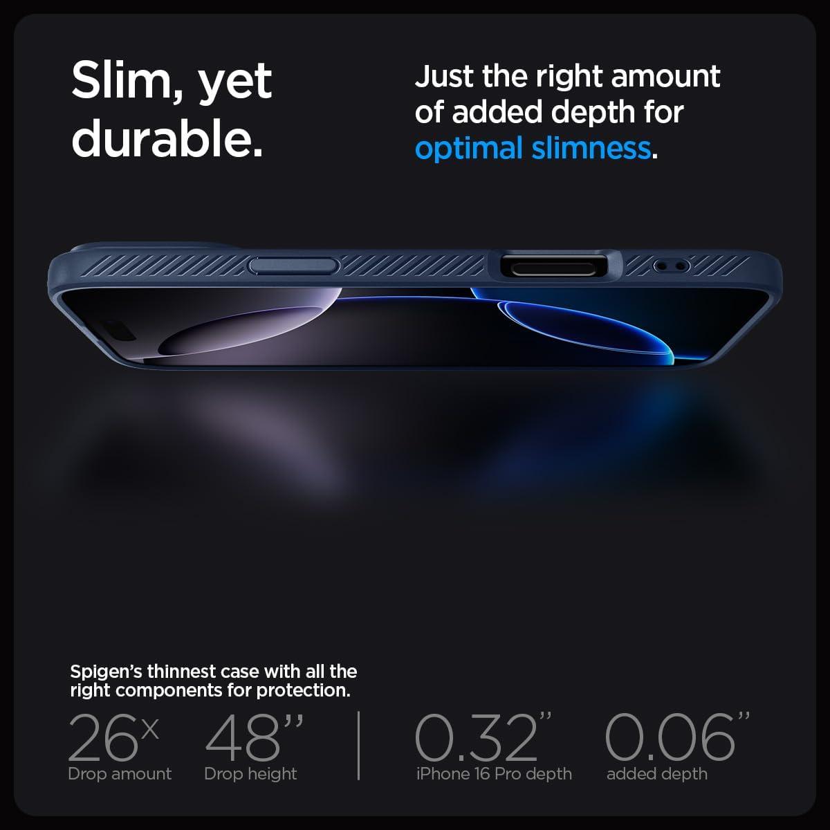 imageSpigen Liquid Air Designed for iPhone 14 Case 2022 MilitaryGrade Protection Matte BlackNavy Blue