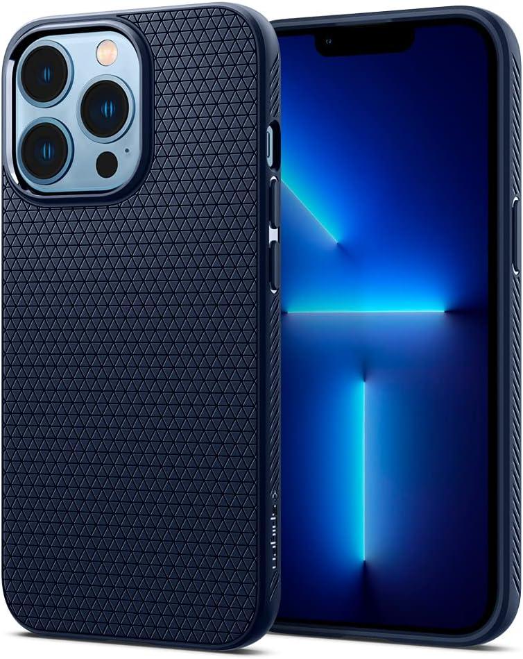 imageSpigen Liquid Air Designed for iPhone 14 Case 2022 MilitaryGrade Protection Matte BlackNavy Blue