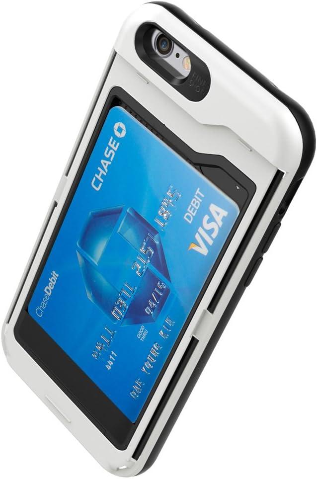 imageSpigen Slim Armor CS iPhone 6 Case with Slim Dual Layer Wallet Design and Card Slot Holder for iPhone 6S iPhone 6 CS Shimmery WhiteShimerry White