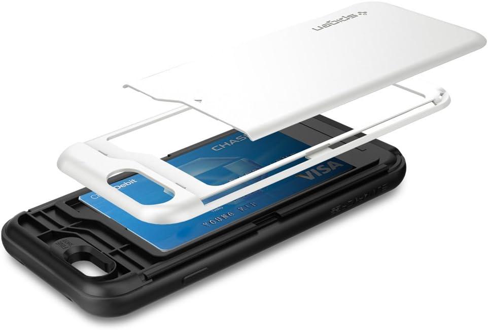 imageSpigen Slim Armor CS iPhone 6 Case with Slim Dual Layer Wallet Design and Card Slot Holder for iPhone 6S iPhone 6 CS Shimmery WhiteShimerry White