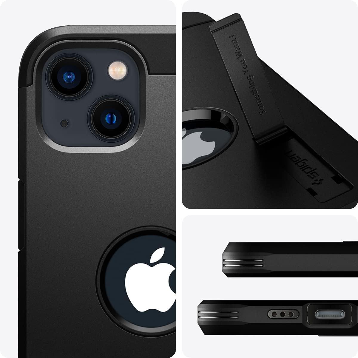 imageSpigen Tough Armor Extreme Protection Tech Designed for iPhone 13 Mini Case 2021 BlackBlack