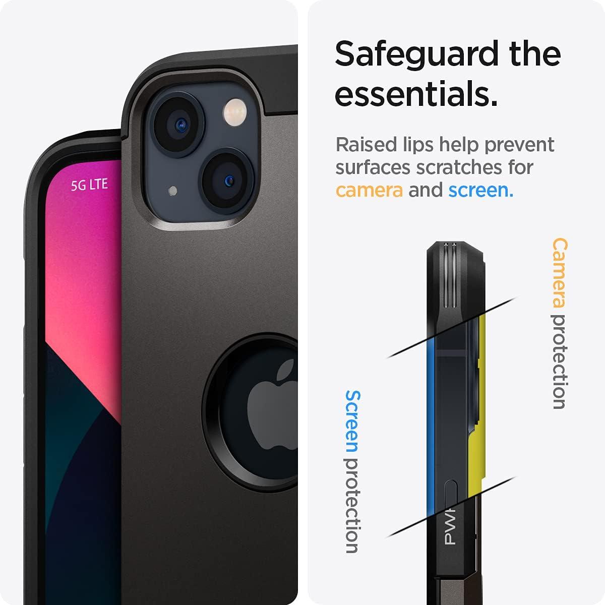 imageSpigen Tough Armor Extreme Protection Tech Designed for iPhone 13 Mini Case 2021 BlackGunmetal