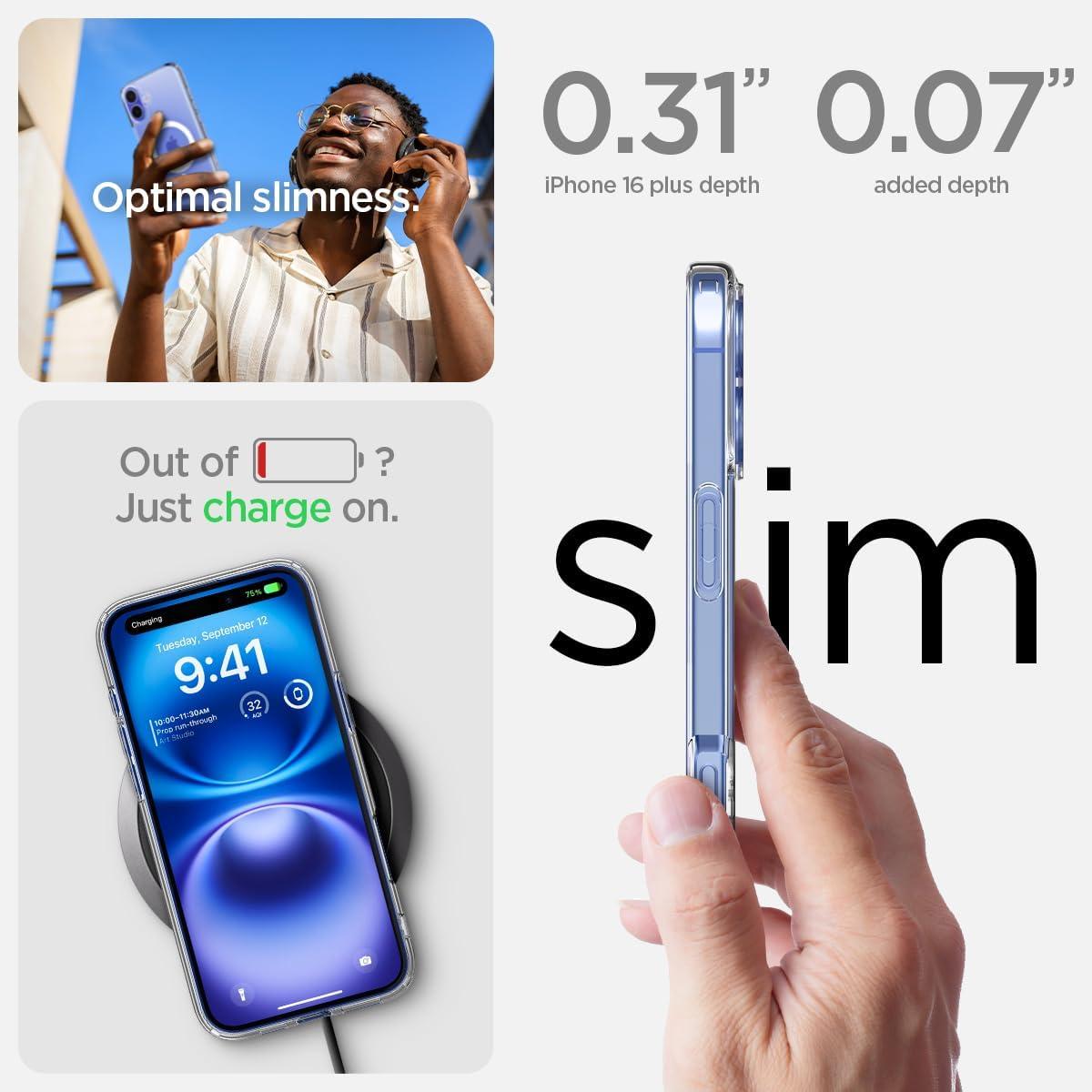 imageSpigen for iPhone 12 Pro Case amp for iPhone 12 Ultra Hybrid MagFit AntiYellowing Compatible with Magsafe ClearClear