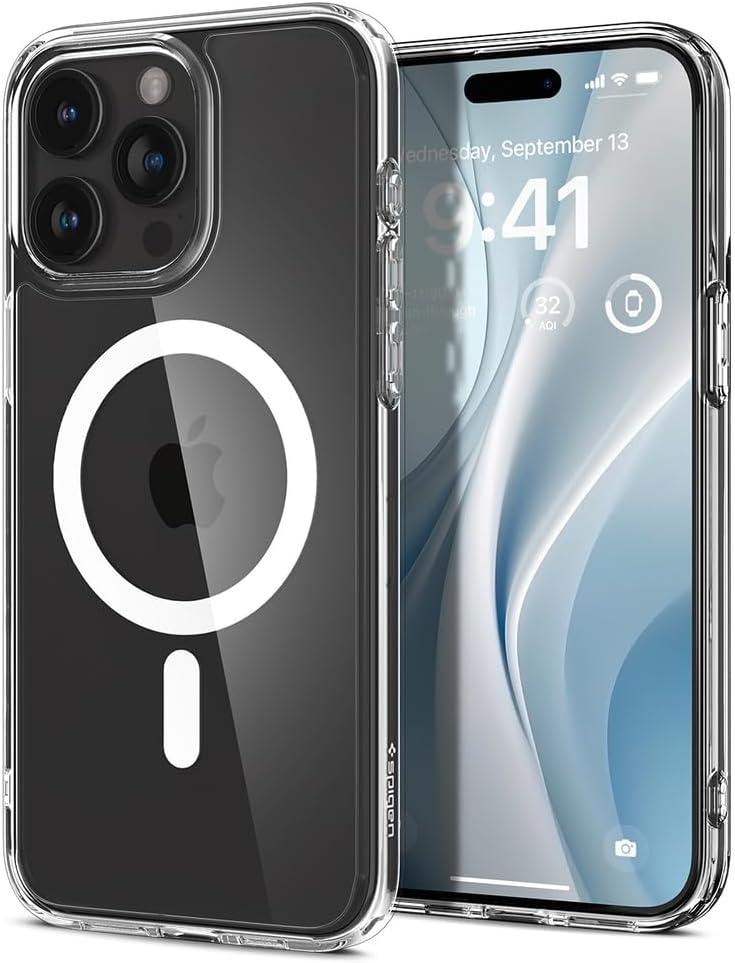 imageSpigen for iPhone 12 Pro Case amp for iPhone 12 Ultra Hybrid MagFit AntiYellowing Compatible with Magsafe ClearClear