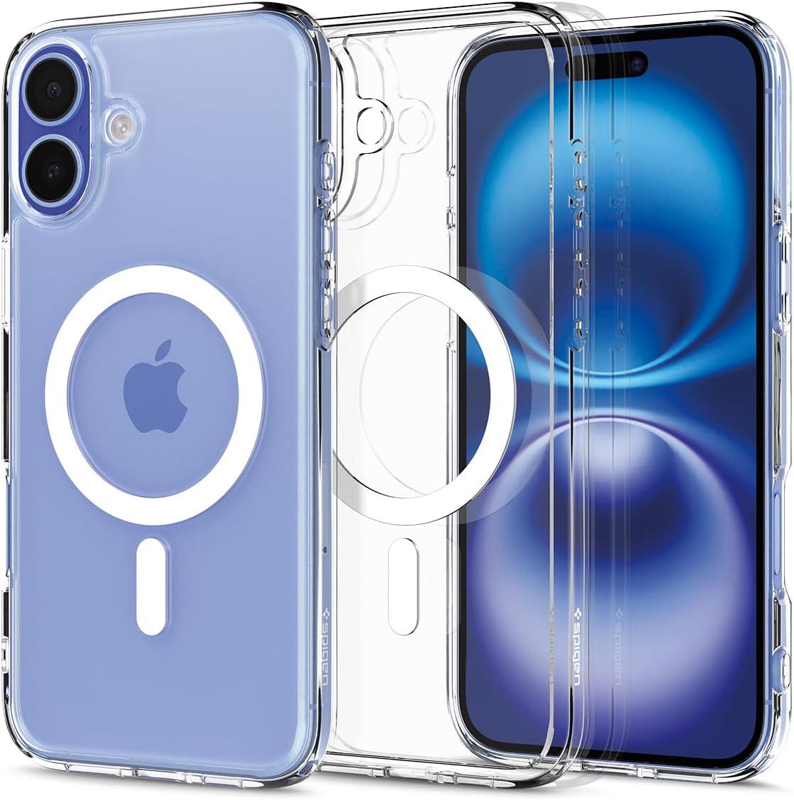 imageSpigen for iPhone 12 Pro Case amp for iPhone 12 Ultra Hybrid MagFit AntiYellowing Compatible with Magsafe ClearClear