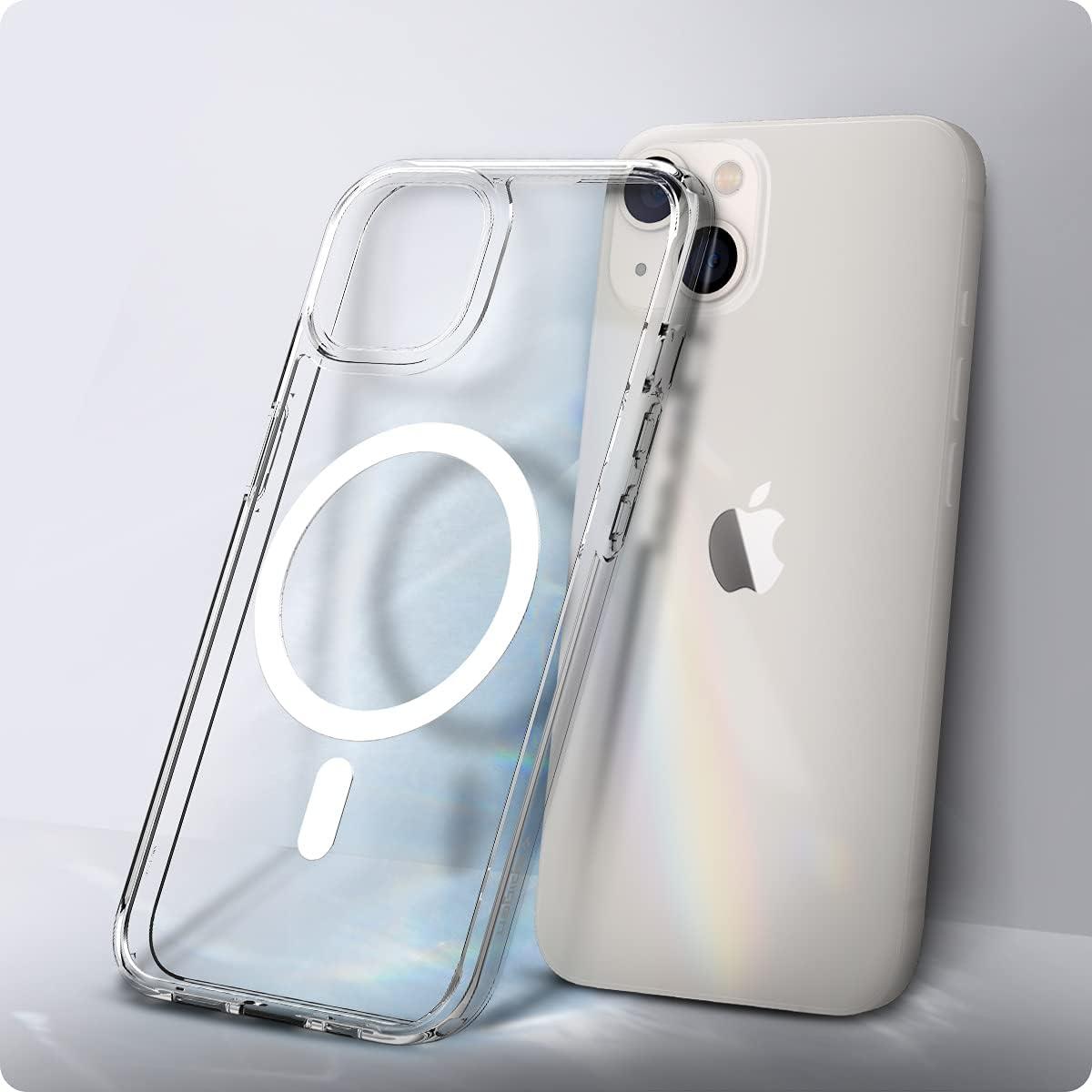 imageSpigen for iPhone 12 Pro Case amp for iPhone 12 Ultra Hybrid MagFit AntiYellowing Compatible with Magsafe ClearClear