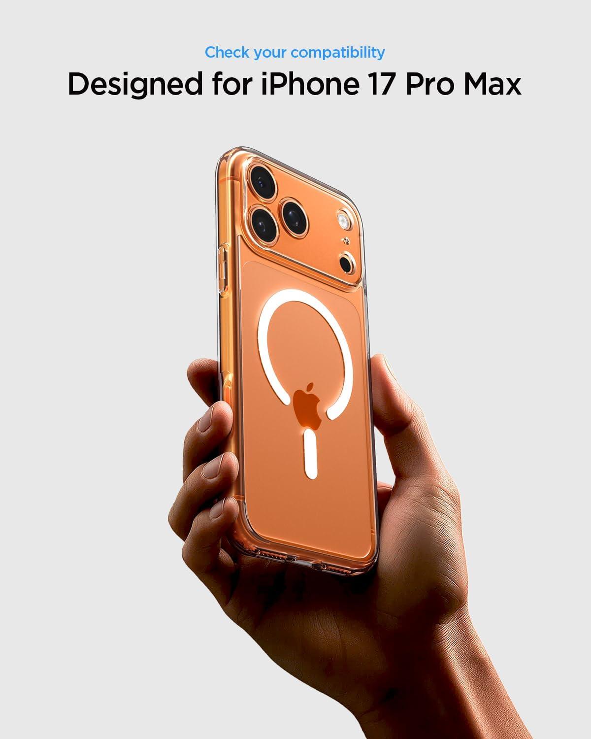 imageSpigen for iPhone 12 Pro Case amp for iPhone 12 Ultra Hybrid MagFit AntiYellowing Compatible with Magsafe ClearClear