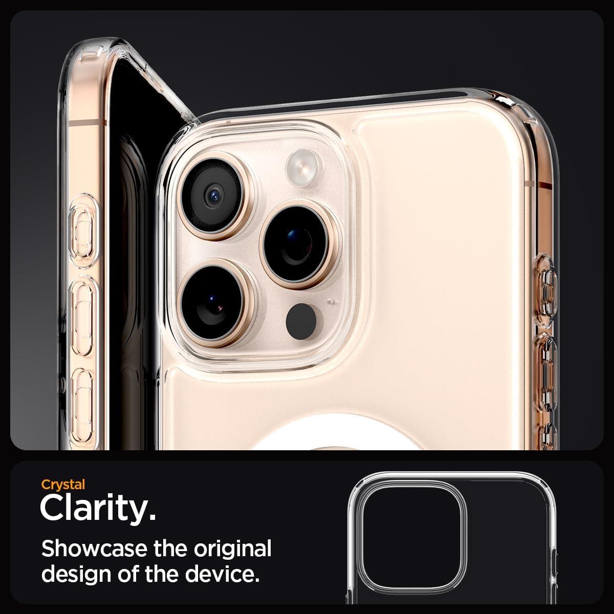 imageSpigen for iPhone 12 Pro Case amp for iPhone 12 Ultra Hybrid MagFit AntiYellowing Compatible with Magsafe ClearClear