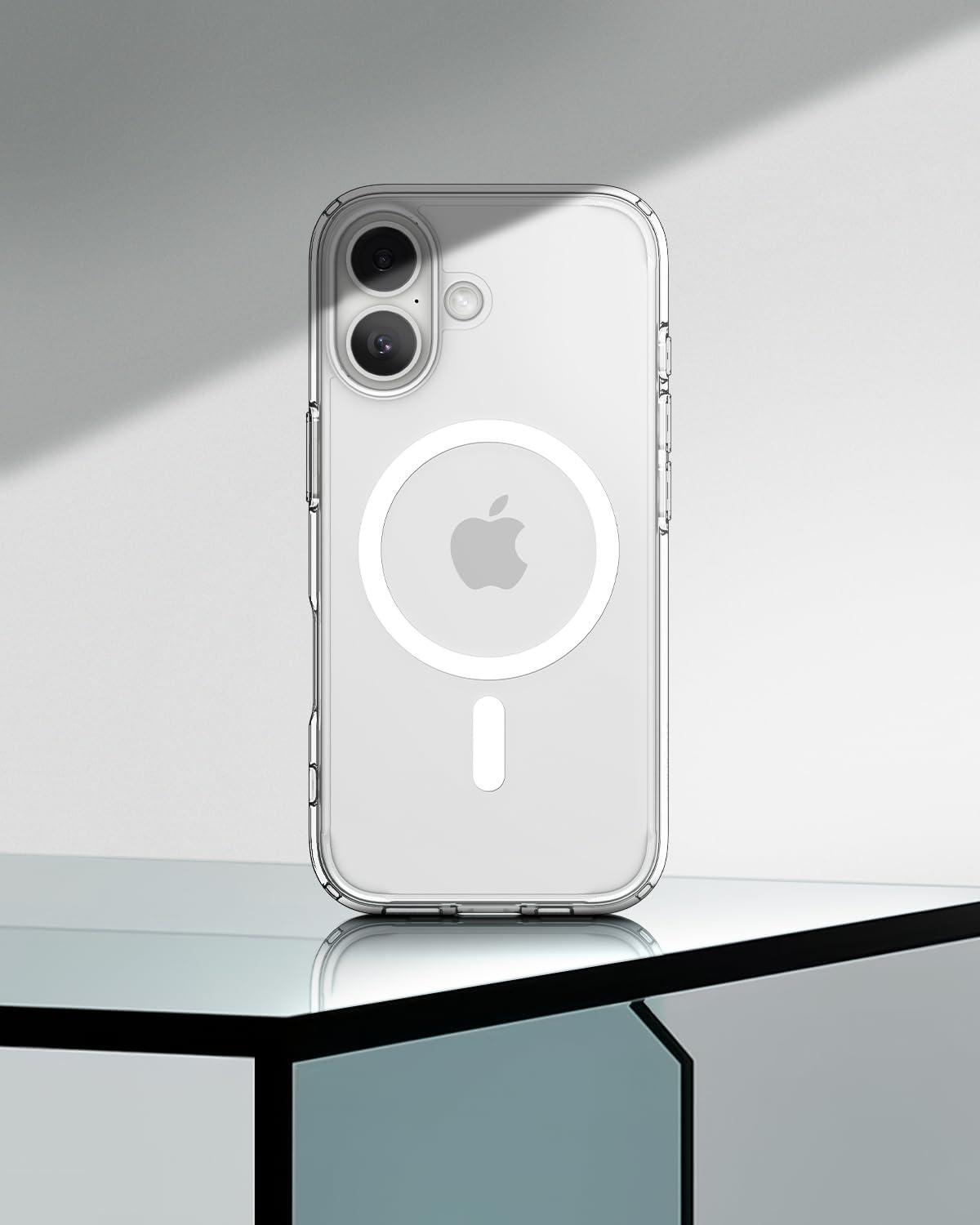 imageSpigen for iPhone 12 Pro Case amp for iPhone 12 Ultra Hybrid MagFit AntiYellowing Compatible with Magsafe ClearClear