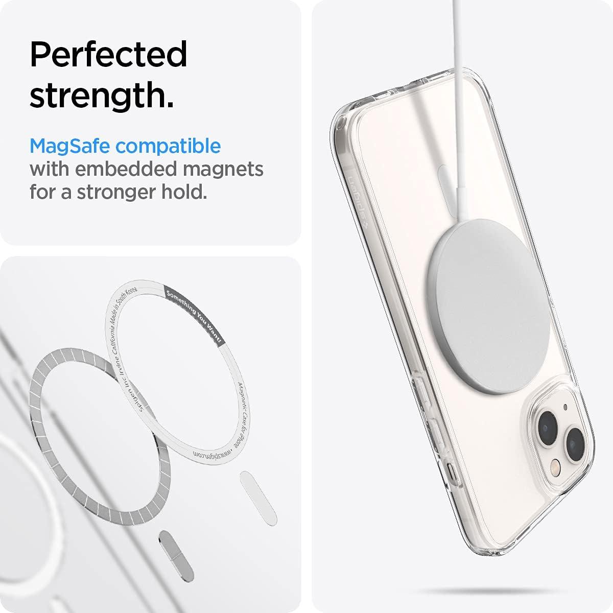imageSpigen for iPhone 12 Pro Case amp for iPhone 12 Ultra Hybrid MagFit AntiYellowing Compatible with Magsafe ClearClear