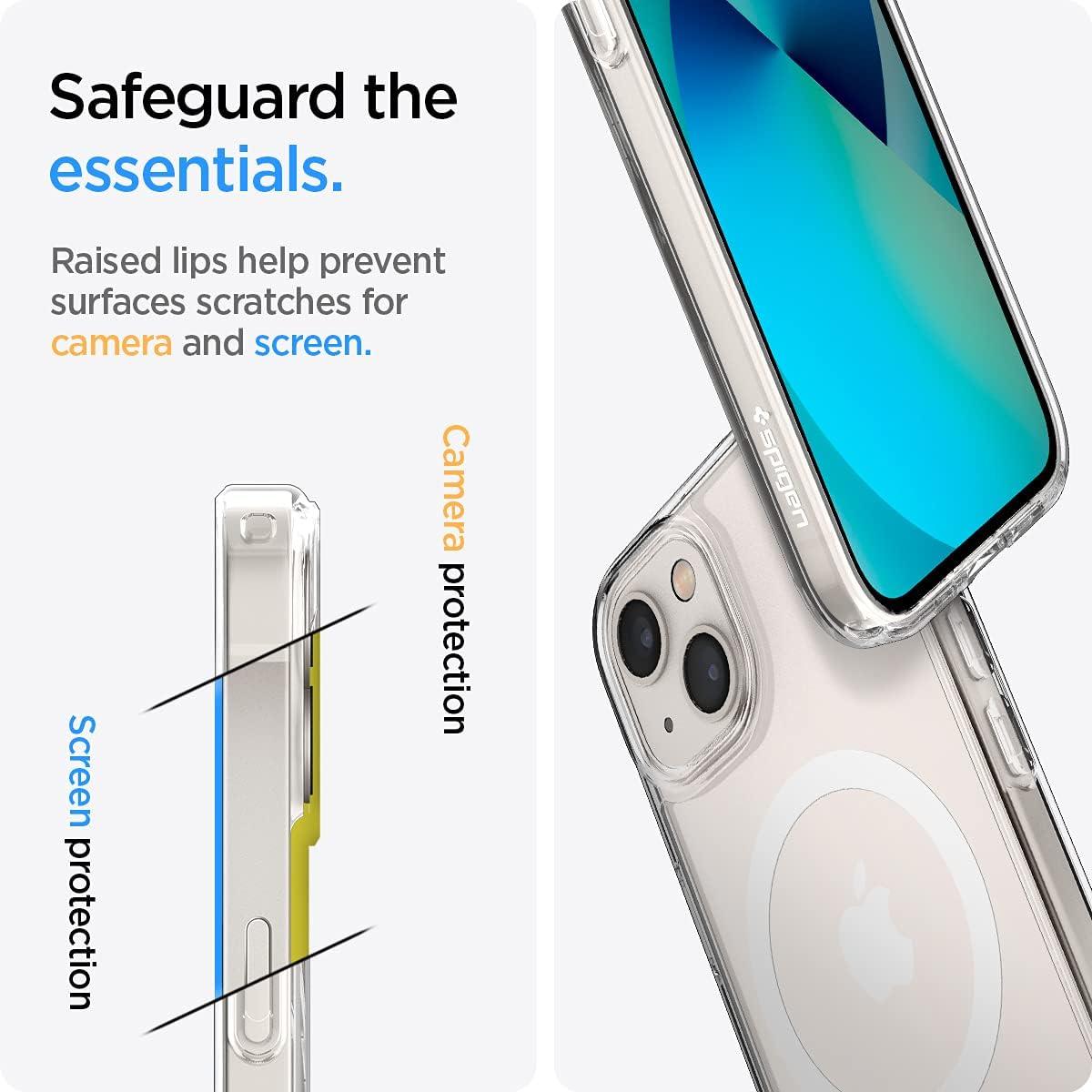 imageSpigen for iPhone 12 Pro Case amp for iPhone 12 Ultra Hybrid MagFit AntiYellowing Compatible with Magsafe ClearClear