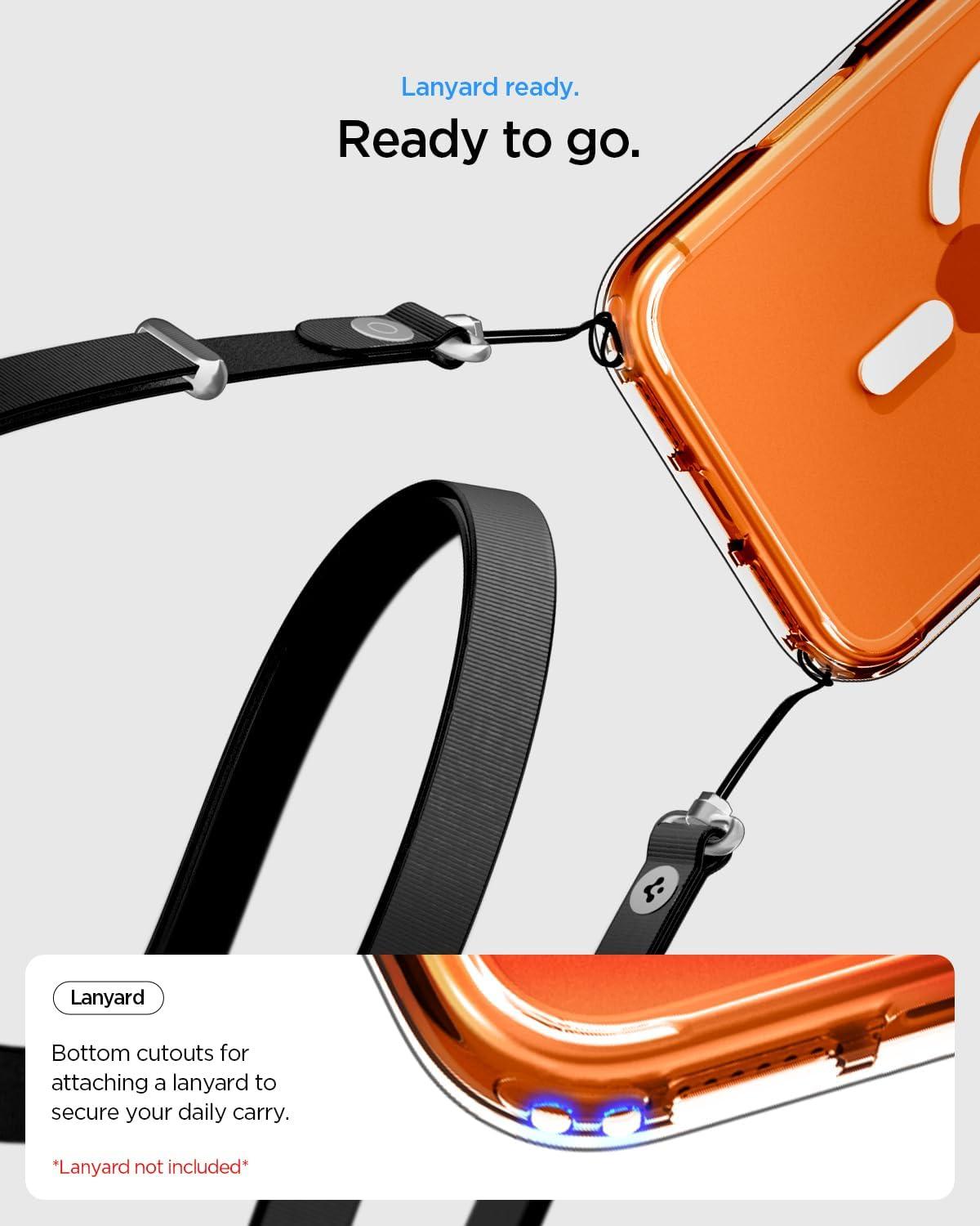 imageSpigen for iPhone 12 Pro Case amp for iPhone 12 Ultra Hybrid MagFit AntiYellowing Compatible with Magsafe ClearClear