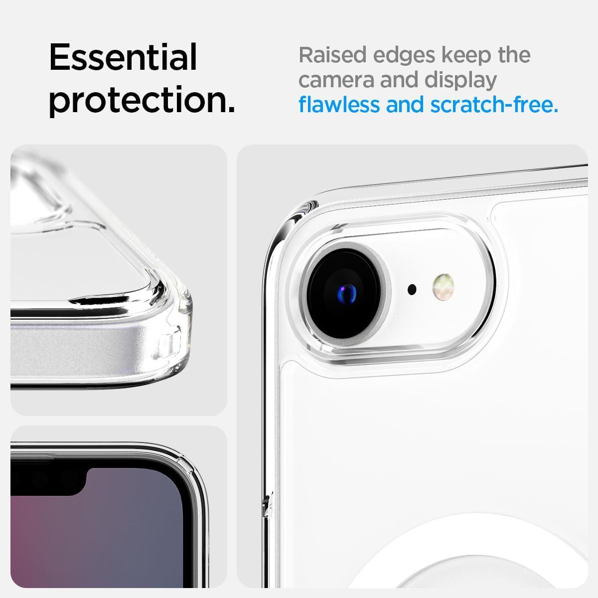 imageSpigen for iPhone 12 Pro Case amp for iPhone 12 Ultra Hybrid MagFit AntiYellowing Compatible with Magsafe ClearClear