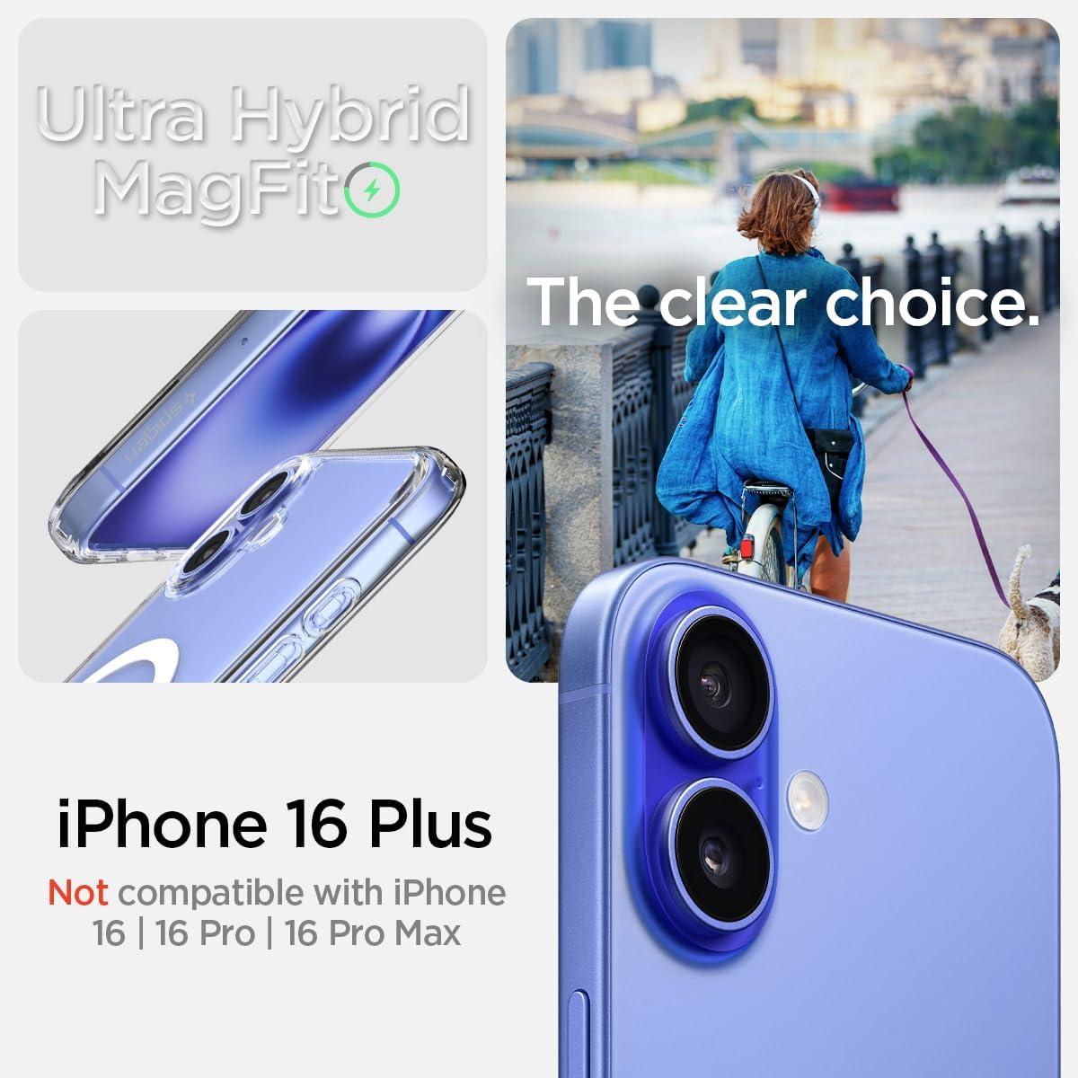 imageSpigen for iPhone 12 Pro Case amp for iPhone 12 Ultra Hybrid MagFit AntiYellowing Compatible with Magsafe ClearClear