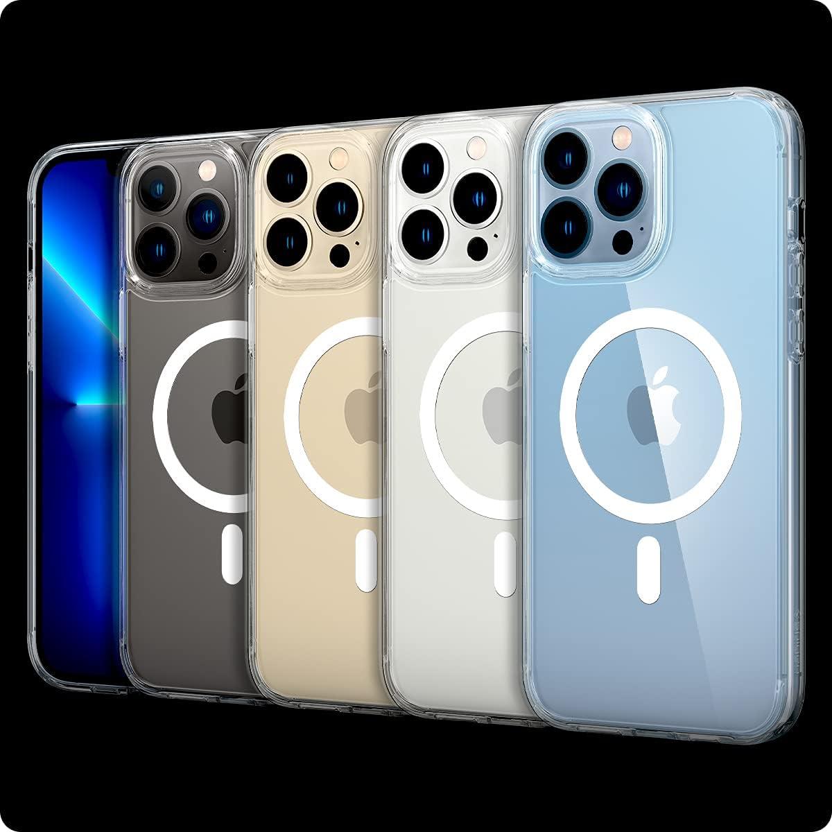 imageSpigen for iPhone 12 Pro Case amp for iPhone 12 Ultra Hybrid MagFit AntiYellowing Compatible with Magsafe ClearClear