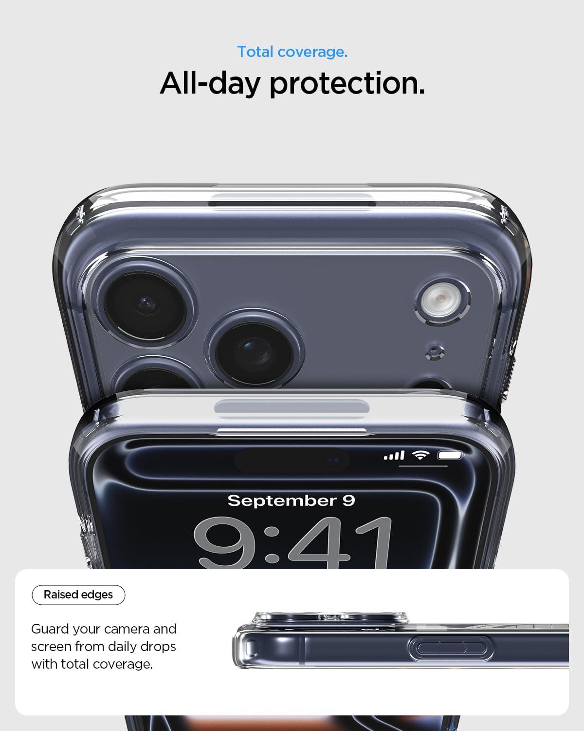 imageSpigen for iPhone 12 Pro Case amp for iPhone 12 Ultra Hybrid MagFit AntiYellowing Compatible with Magsafe ClearClear Graphite