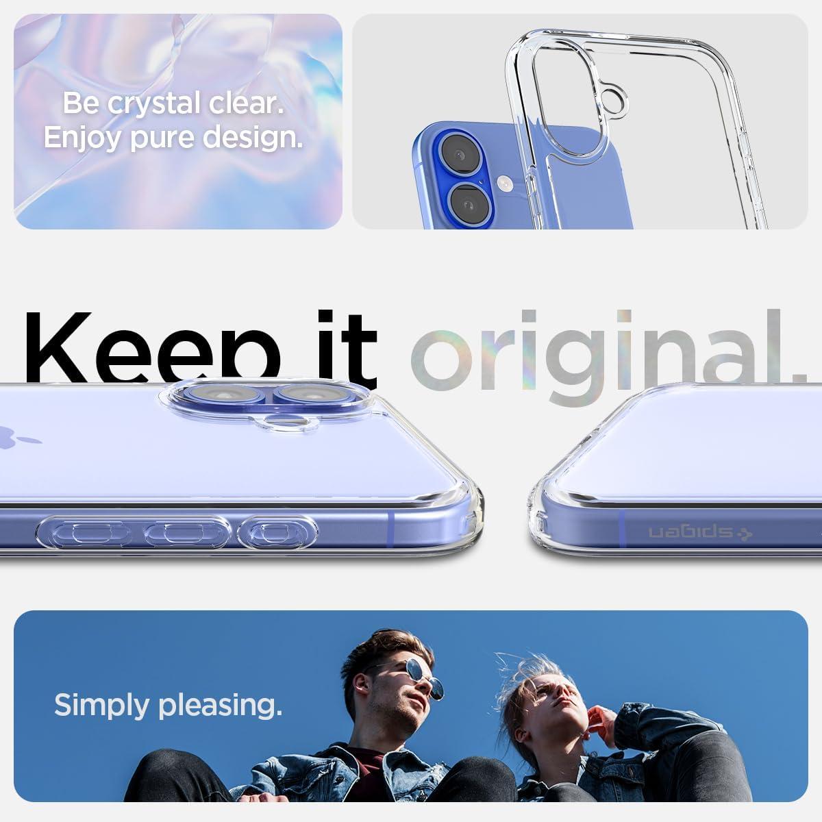 imageSpigen for iPhone 14 Case Ultra Hybrid No Magnet RingAntiYellowing Crystal ClearCrystal Clear