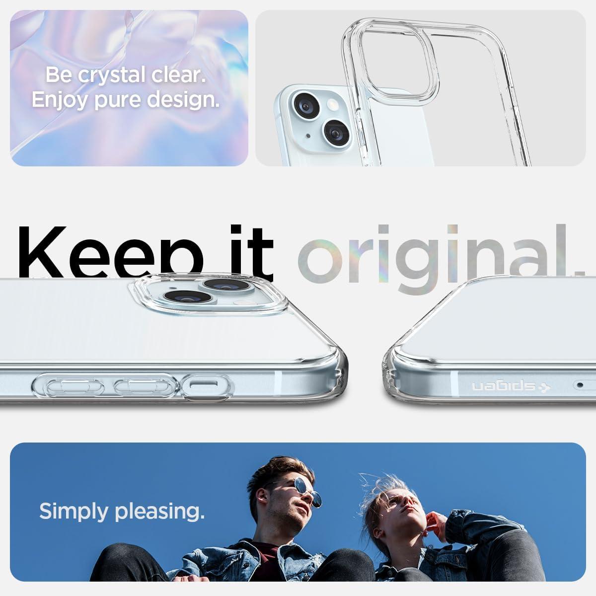 imageSpigen for iPhone 14 Case Ultra Hybrid No Magnet RingAntiYellowing Crystal ClearCrystal Clear