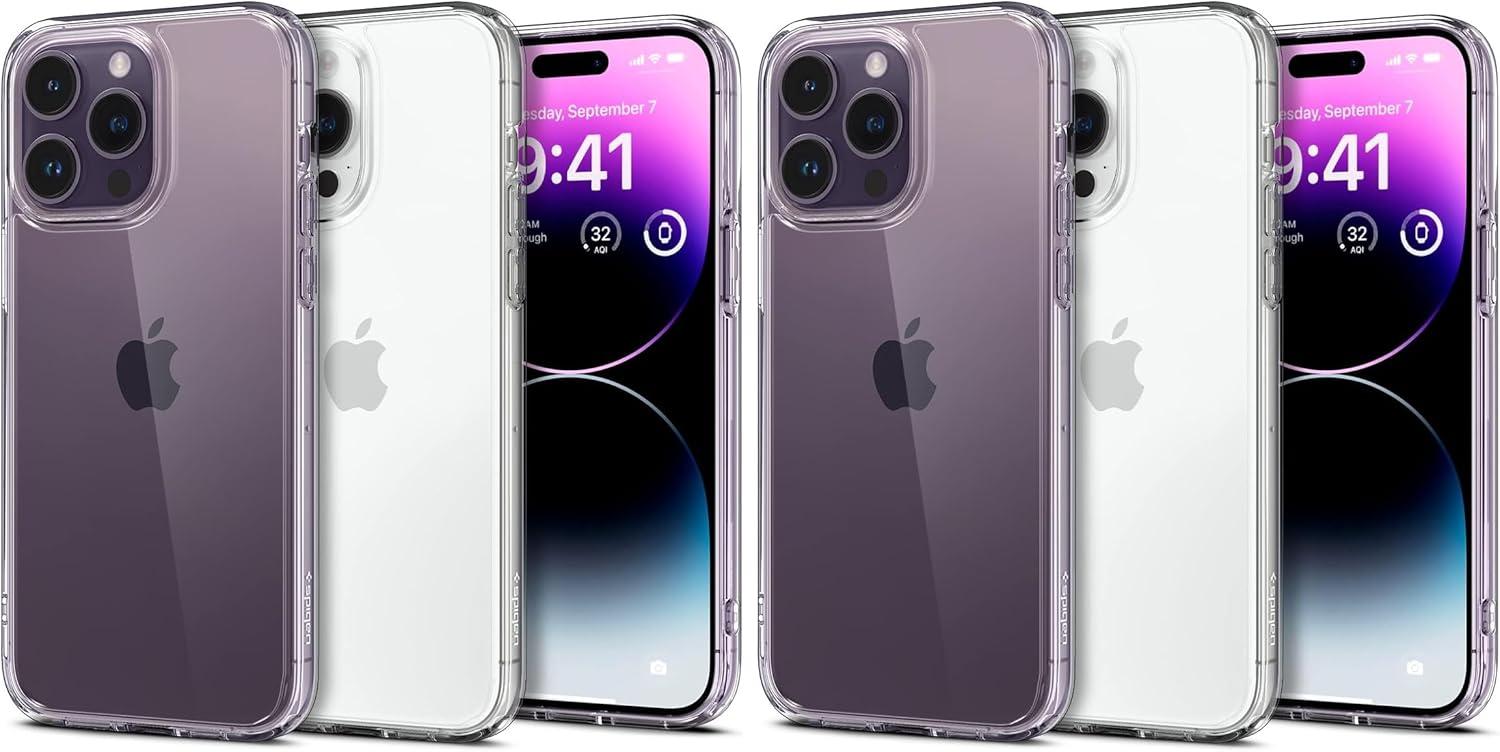 imageSpigen for iPhone 14 Case Ultra Hybrid No Magnet RingAntiYellowing Crystal ClearCrystal Clear