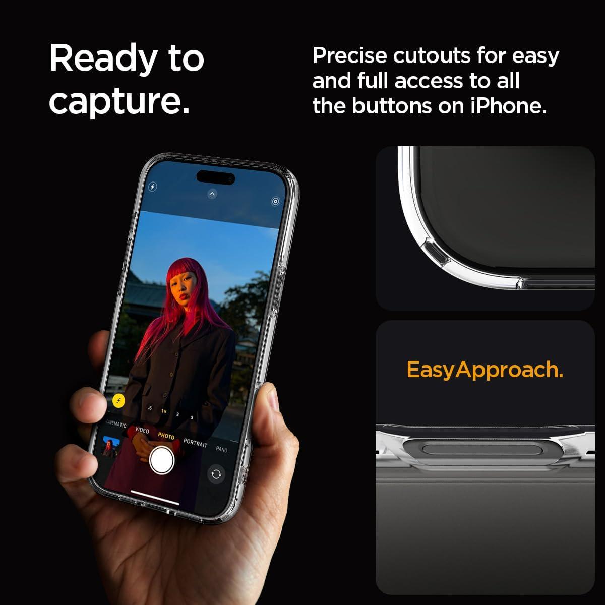 imageSpigen for iPhone 14 Case Ultra Hybrid No Magnet RingAntiYellowing Crystal ClearCrystal Clear