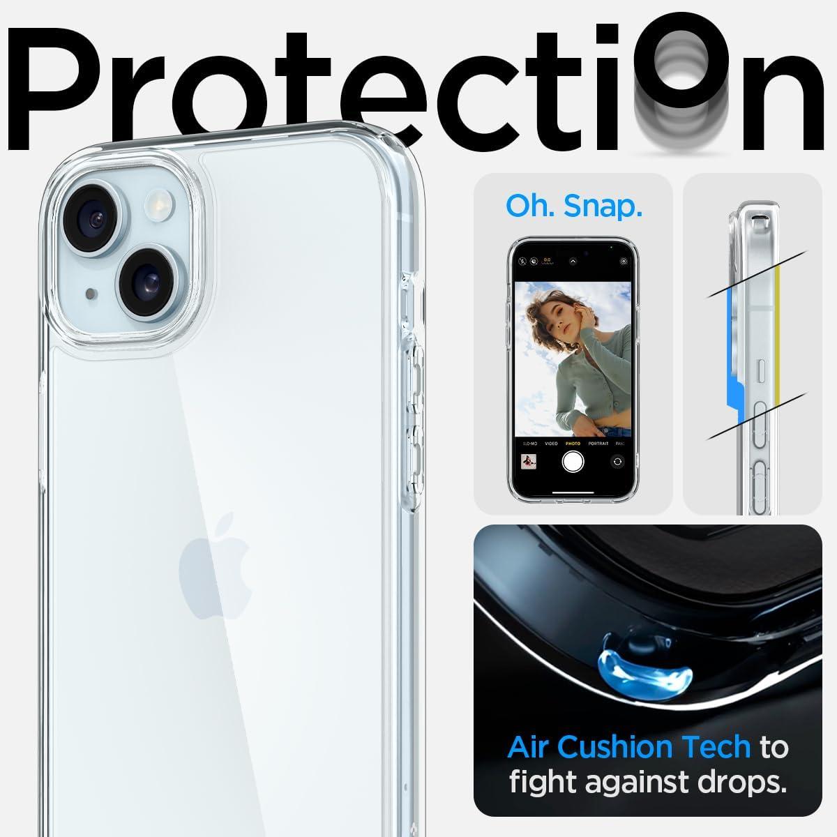 imageSpigen for iPhone 14 Case Ultra Hybrid No Magnet RingAntiYellowing Crystal ClearCrystal Clear