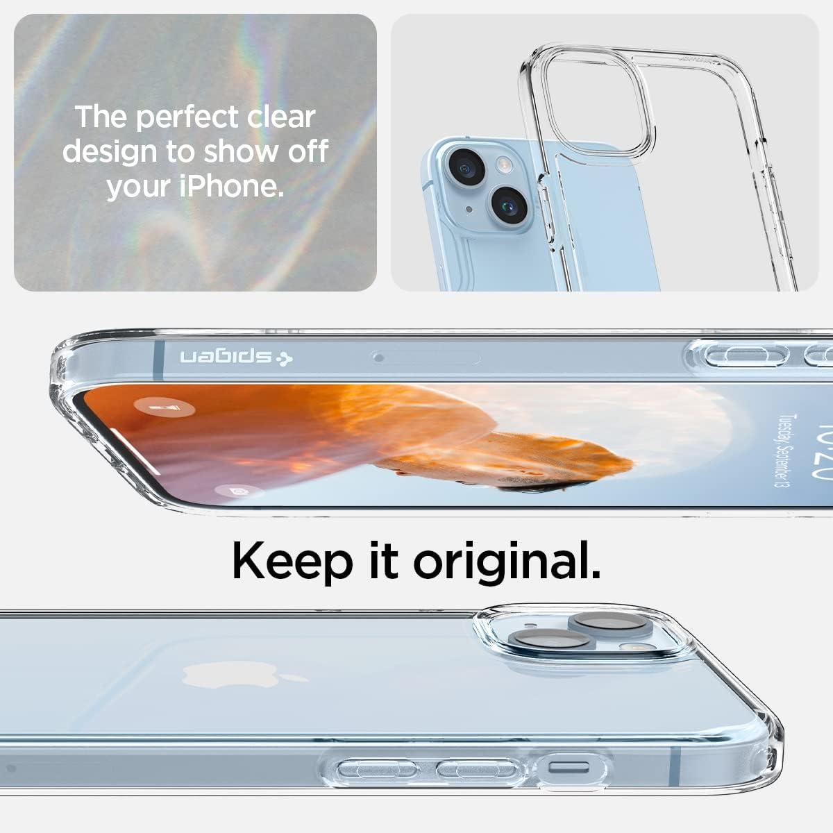 imageSpigen for iPhone 14 Case Ultra Hybrid No Magnet RingAntiYellowing Crystal ClearCrystal Clear