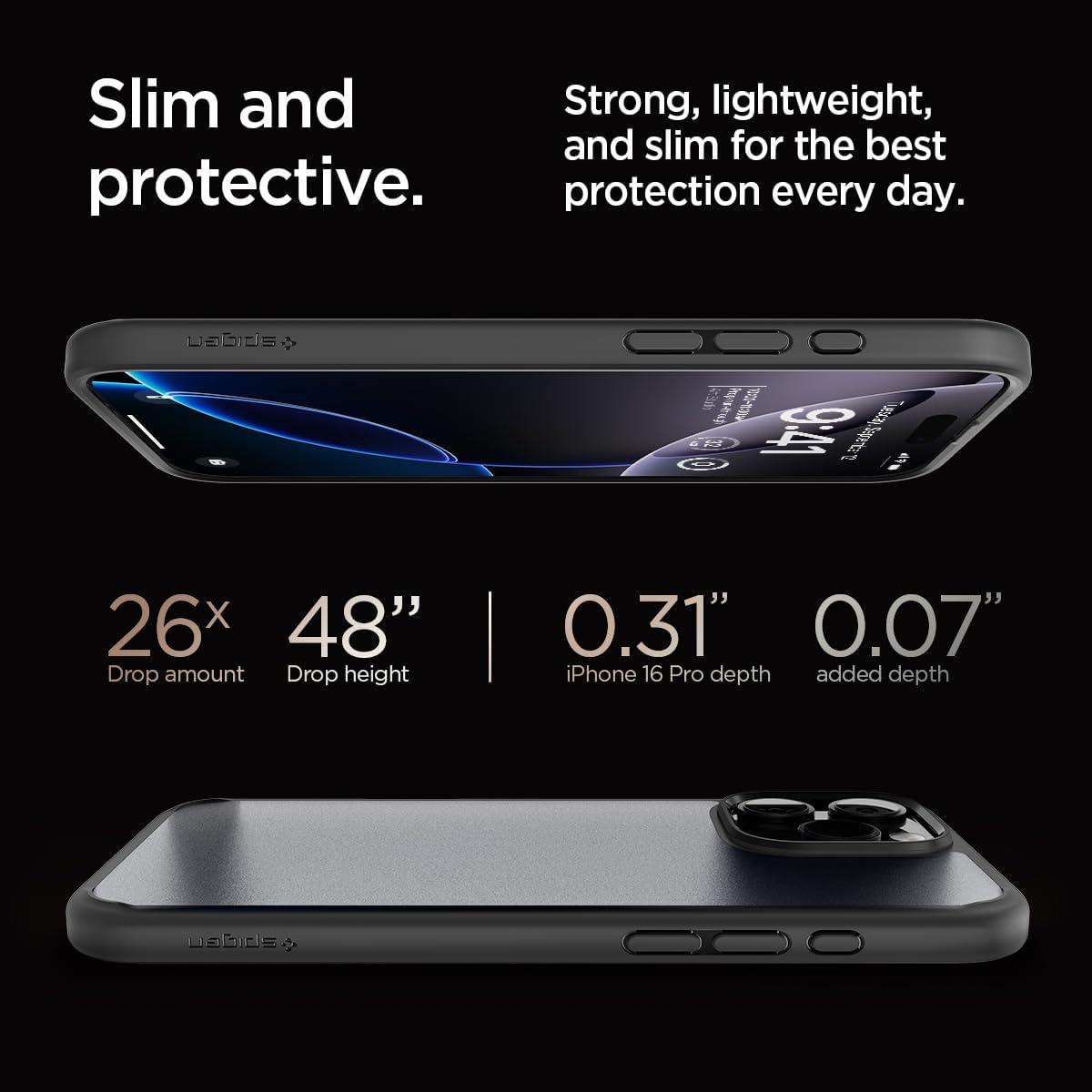 imageSpigen for iPhone 14 Case Ultra Hybrid No Magnet RingAntiYellowing Crystal ClearFrost Black