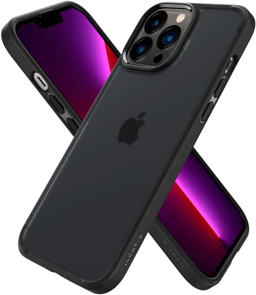 imageSpigen for iPhone 14 Case Ultra Hybrid No Magnet RingAntiYellowing Crystal ClearFrost Black