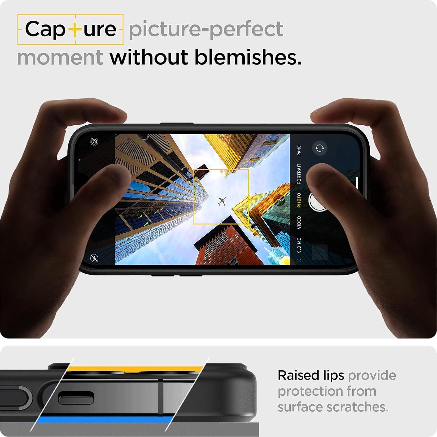 imageSpigen for iPhone 14 Case Ultra Hybrid No Magnet RingAntiYellowing Crystal ClearFrost Black