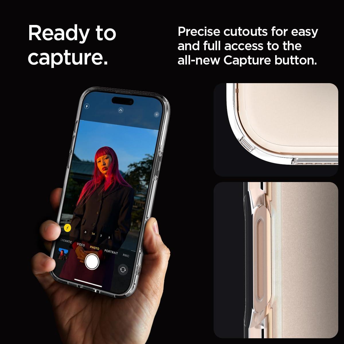 imageSpigen for iPhone 14 Case Ultra Hybrid No Magnet RingAntiYellowing Crystal ClearFrost Clear