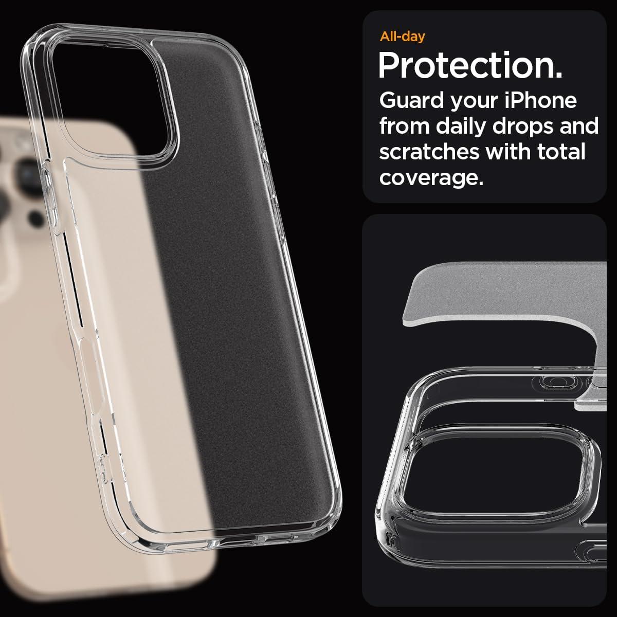 imageSpigen for iPhone 14 Case Ultra Hybrid No Magnet RingAntiYellowing Crystal ClearFrost Clear