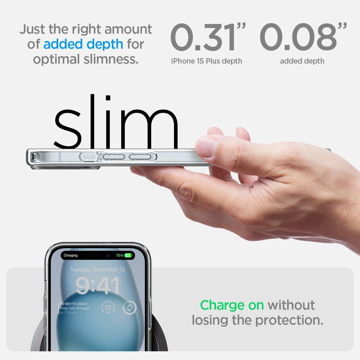 imageSpigen for iPhone 14 Case Ultra Hybrid No Magnet RingAntiYellowing Crystal ClearFrost Clear