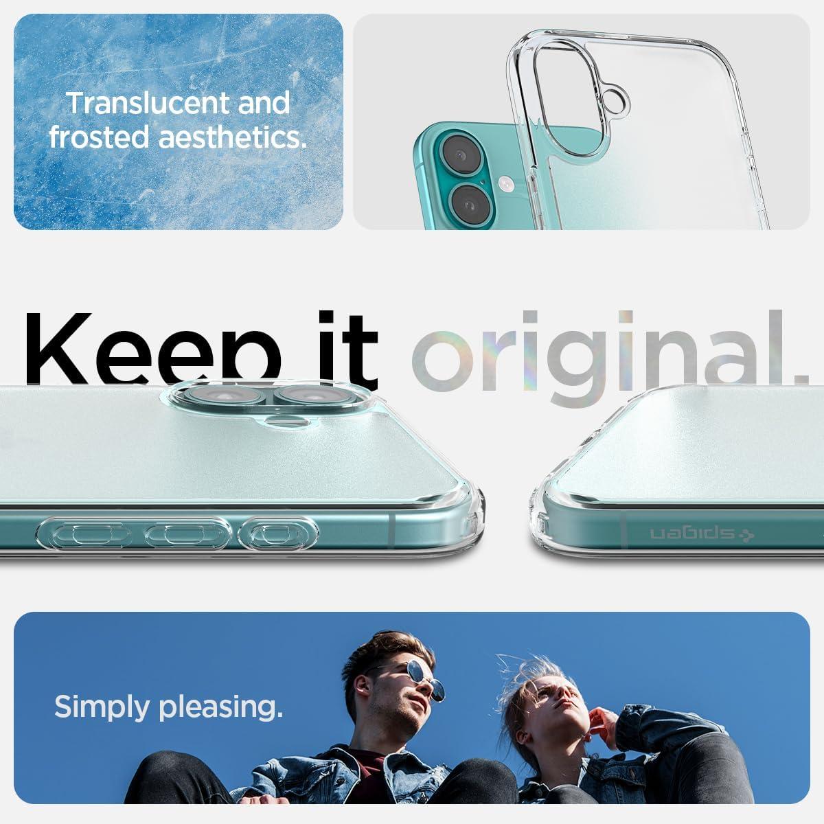 imageSpigen for iPhone 14 Case Ultra Hybrid No Magnet RingAntiYellowing Crystal ClearFrost Clear