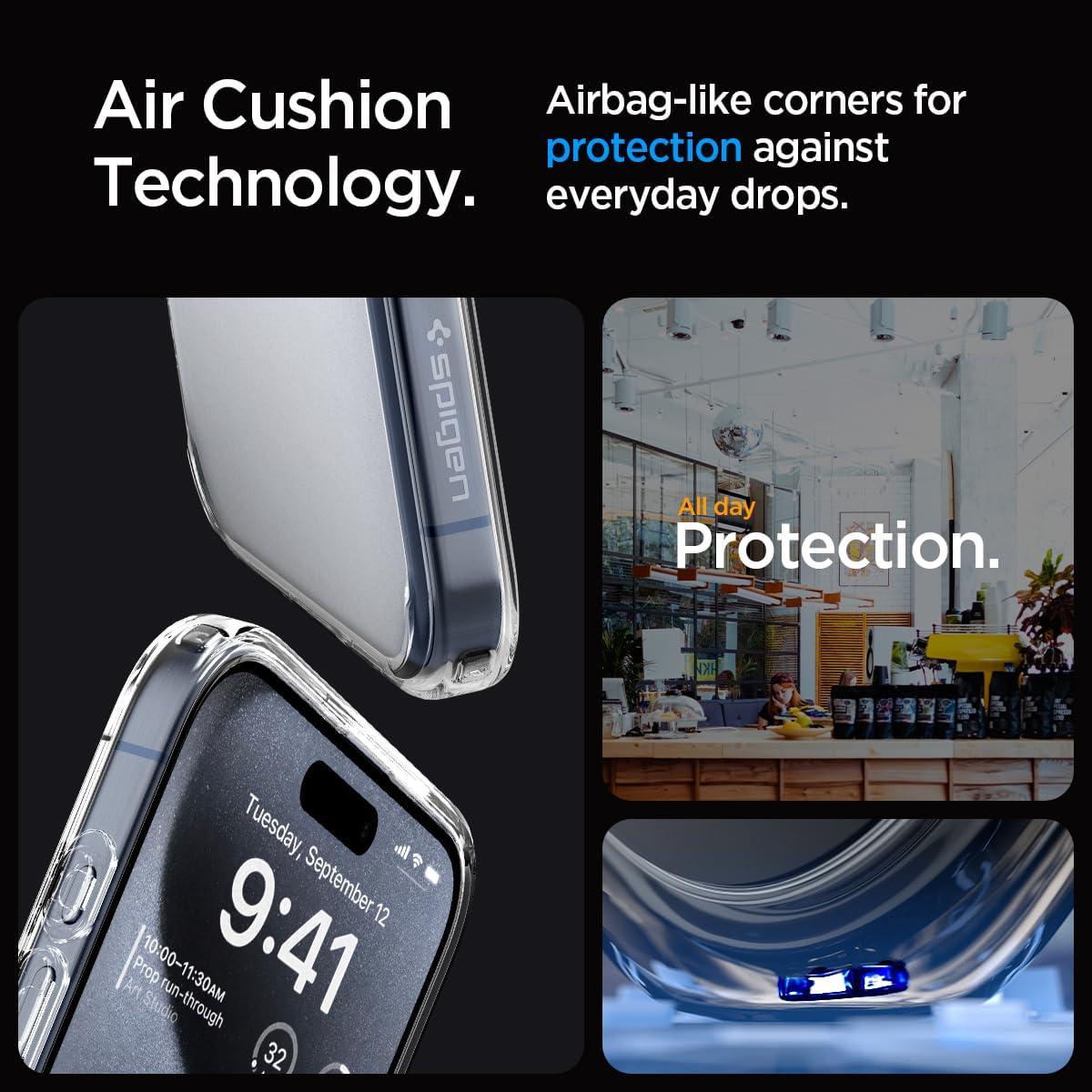 imageSpigen for iPhone 14 Case Ultra Hybrid No Magnet RingAntiYellowing Crystal ClearFrost Clear