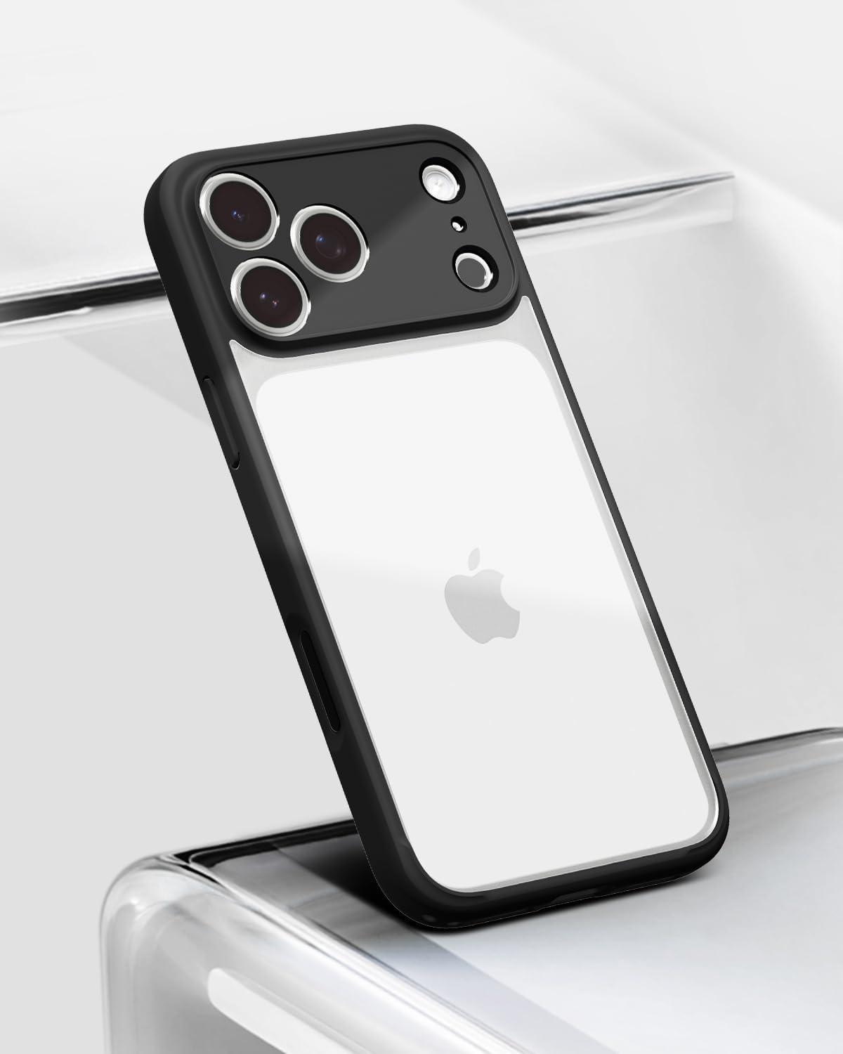 imageSpigen for iPhone 14 Case Ultra Hybrid No Magnet RingAntiYellowing Crystal ClearMatte Black