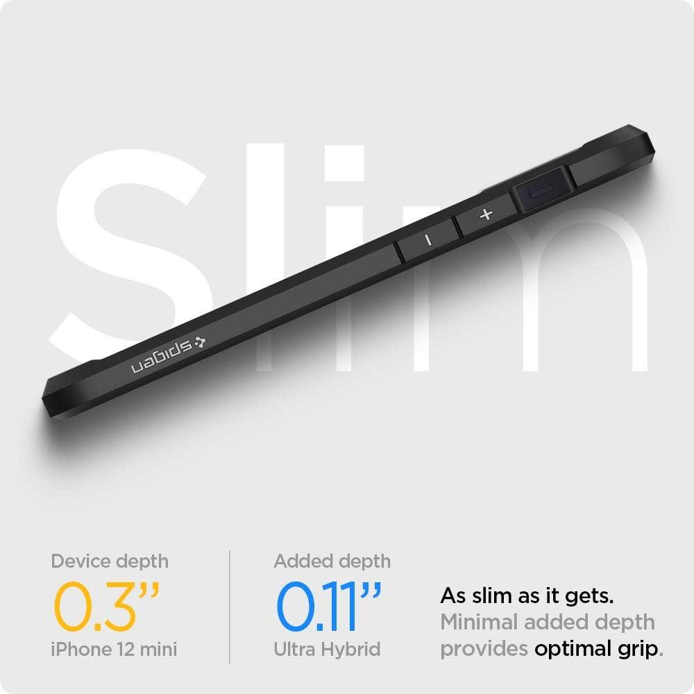 imageSpigen for iPhone 14 Case Ultra Hybrid No Magnet RingAntiYellowing Crystal ClearMatte Black