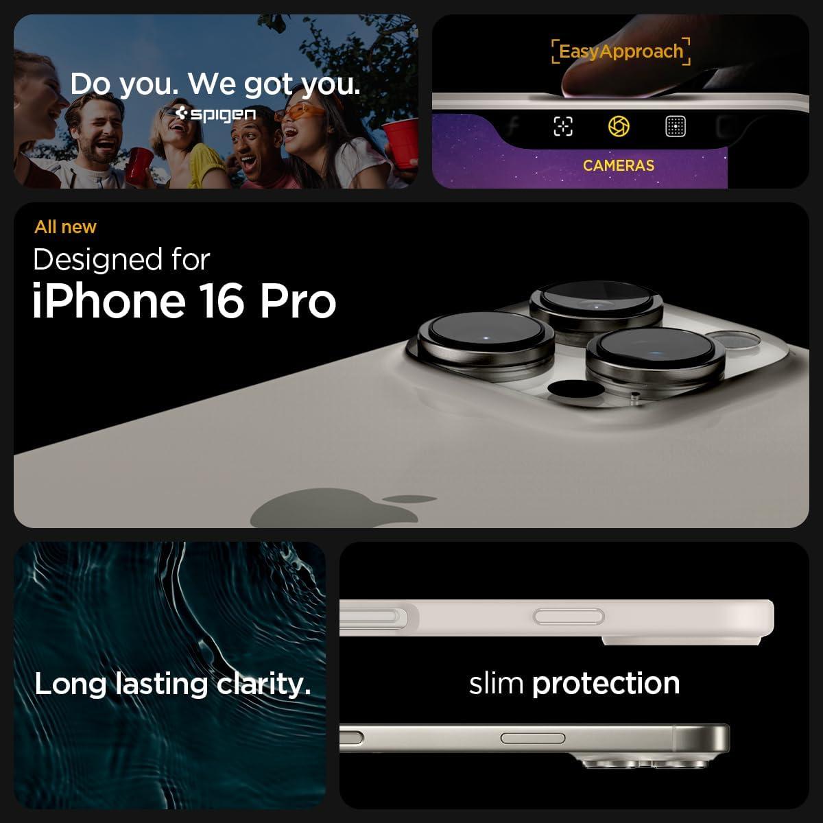 imageSpigen for iPhone 14 Case Ultra Hybrid No Magnet RingAntiYellowing Crystal ClearNatural Titanium