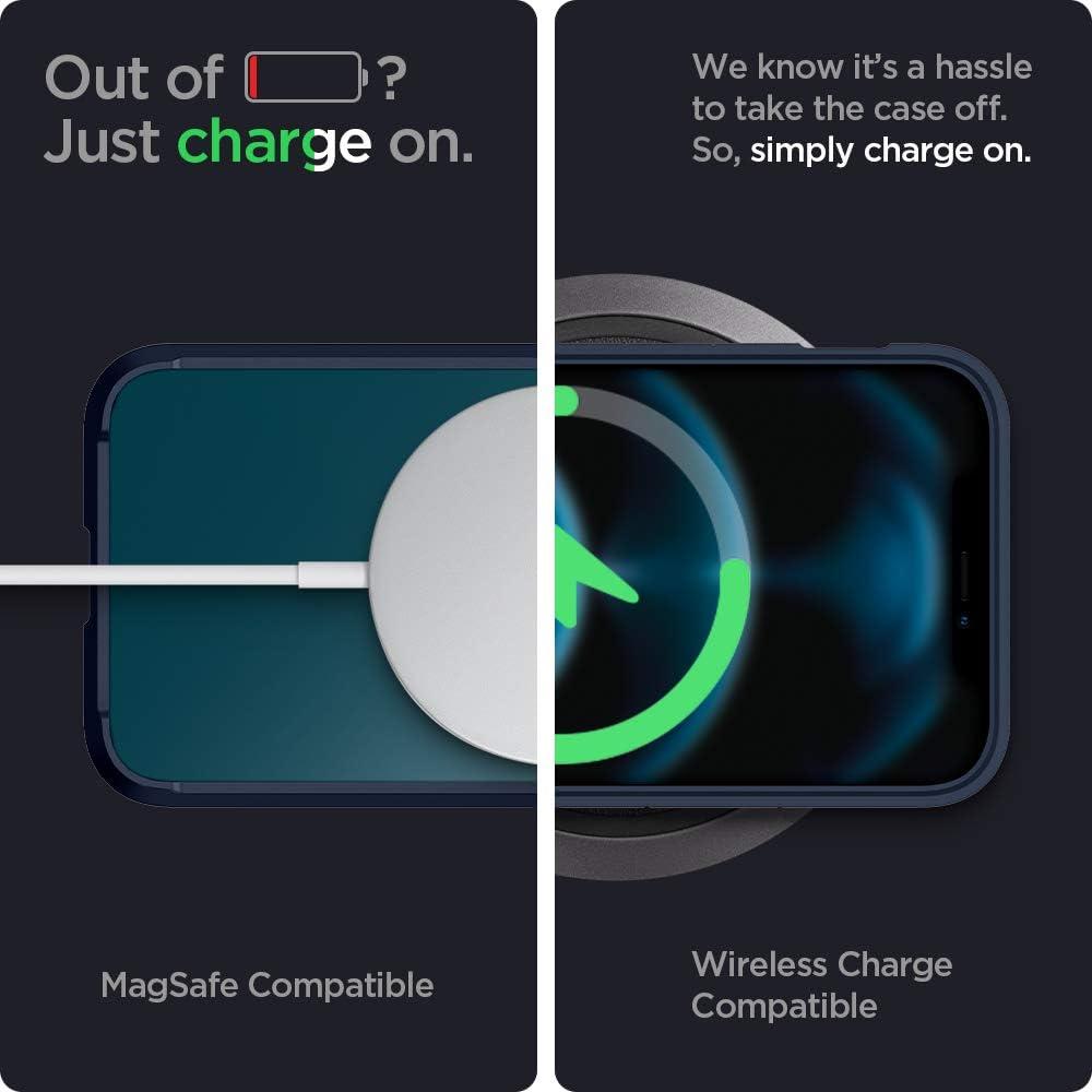 imageSpigen for iPhone 14 Case Ultra Hybrid No Magnet RingAntiYellowing Crystal ClearNavy Blue