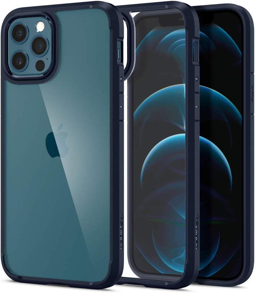 imageSpigen for iPhone 14 Case Ultra Hybrid No Magnet RingAntiYellowing Crystal ClearNavy Blue