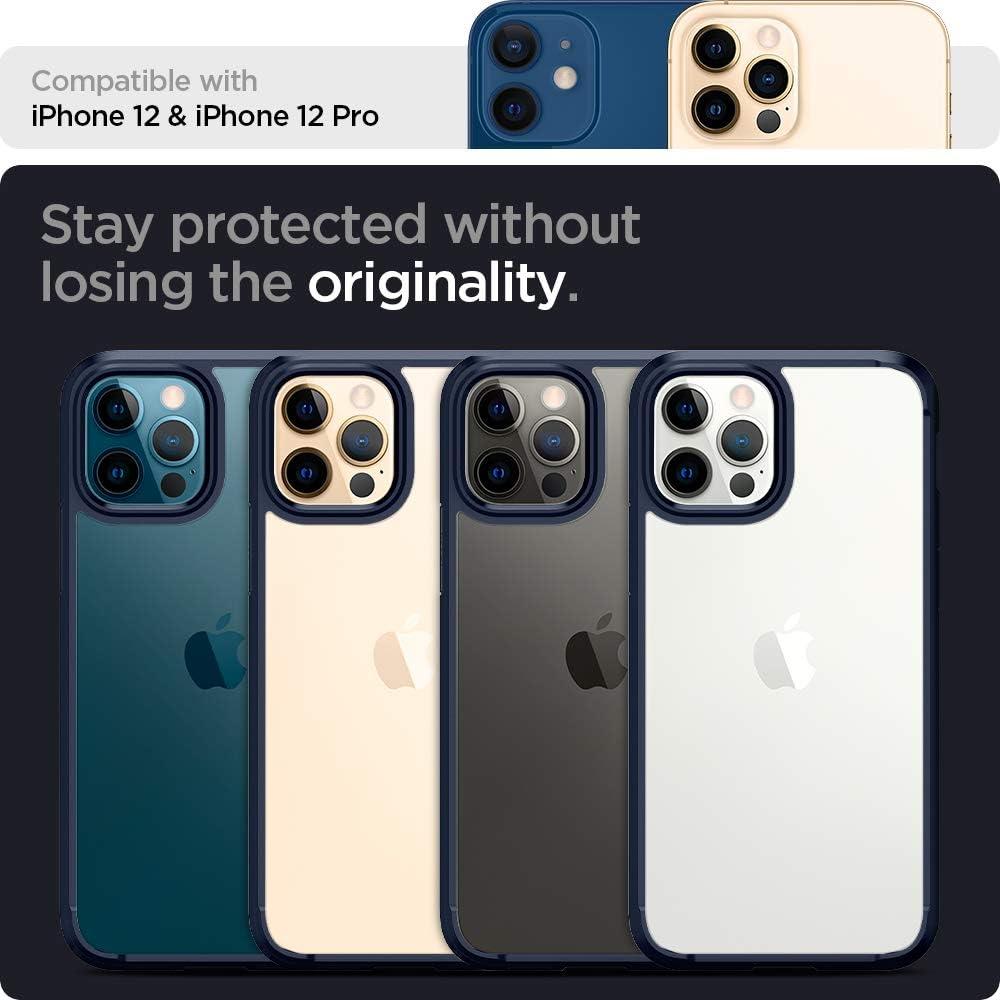 imageSpigen for iPhone 14 Case Ultra Hybrid No Magnet RingAntiYellowing Crystal ClearNavy Blue