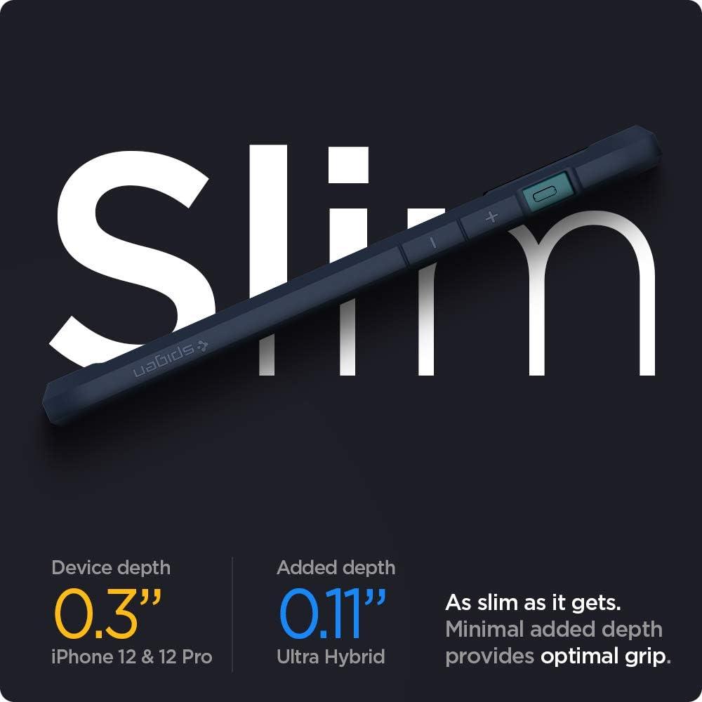 imageSpigen for iPhone 14 Case Ultra Hybrid No Magnet RingAntiYellowing Crystal ClearNavy Blue