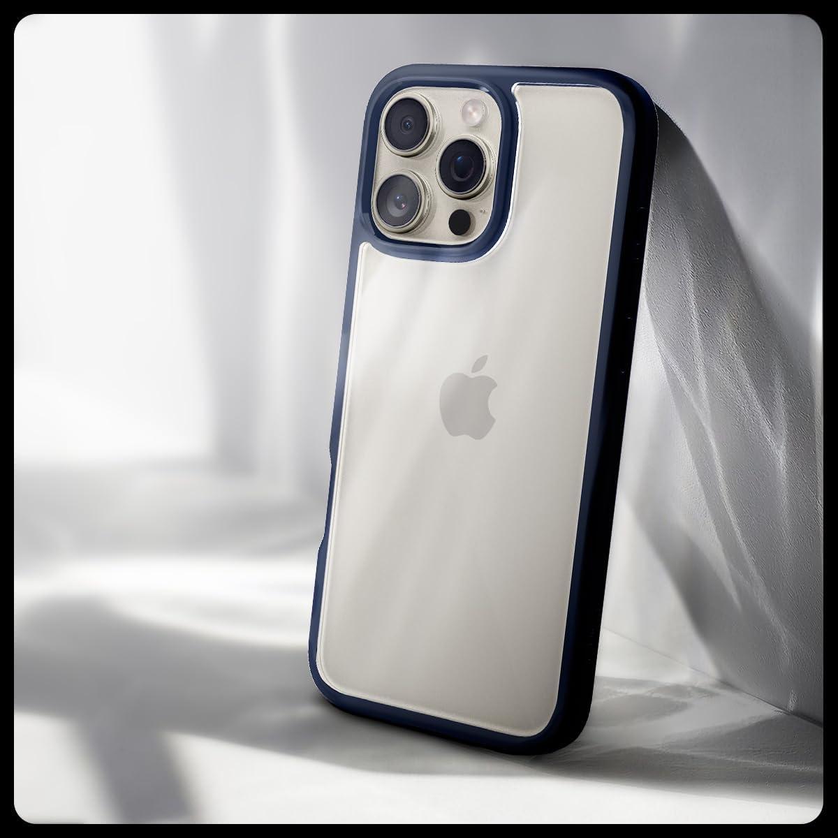 imageSpigen for iPhone 14 Case Ultra Hybrid No Magnet RingAntiYellowing Crystal ClearNavy Blue