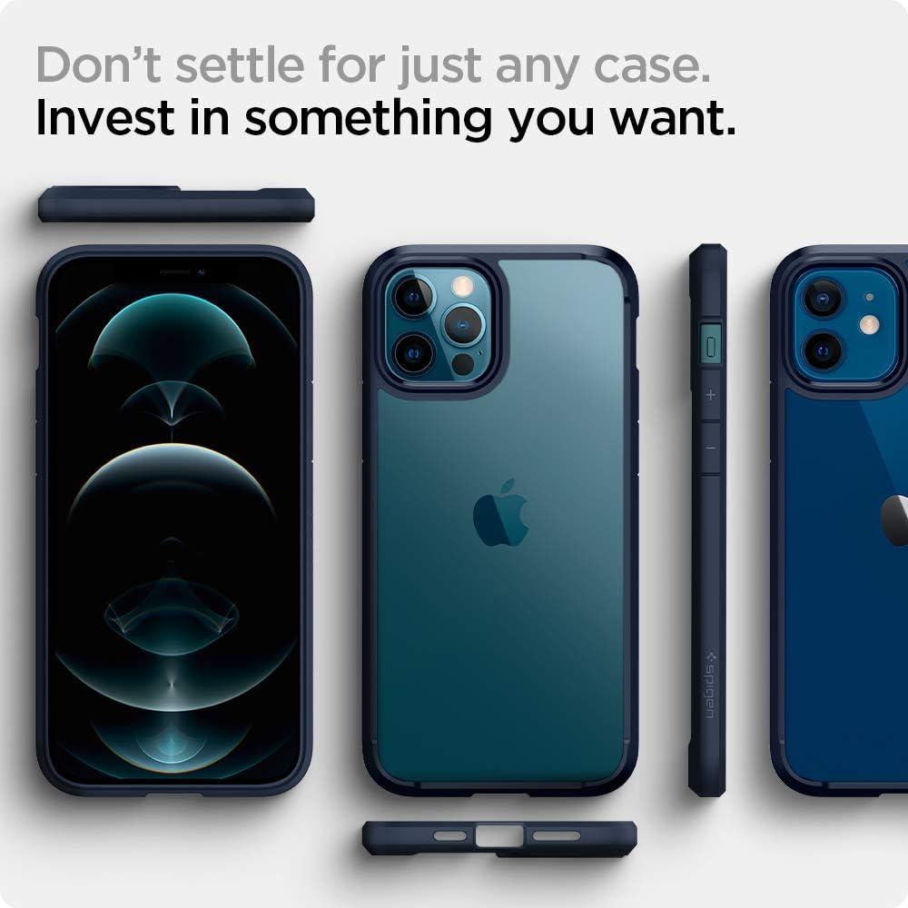 imageSpigen for iPhone 14 Case Ultra Hybrid No Magnet RingAntiYellowing Crystal ClearNavy Blue