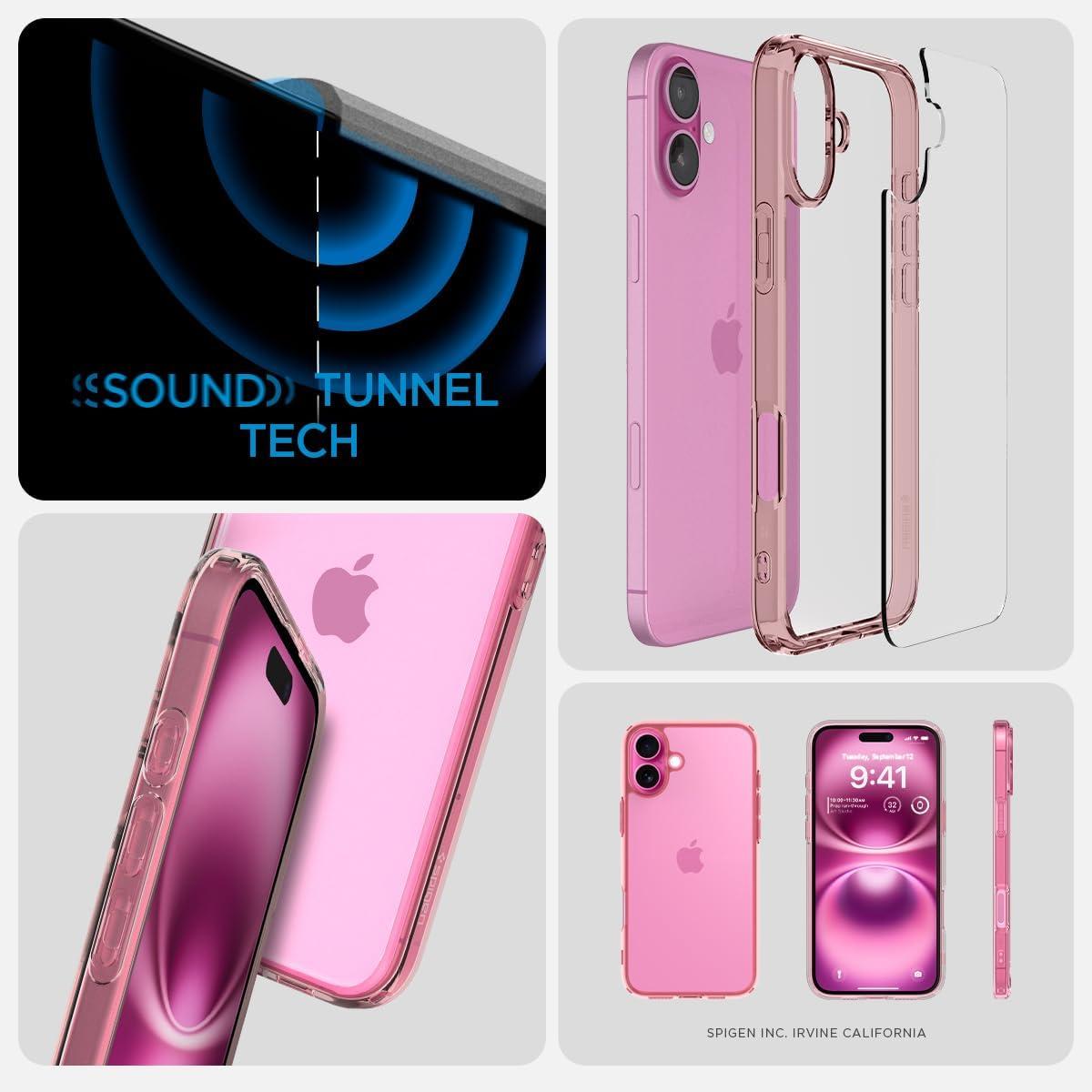 imageSpigen for iPhone 14 Case Ultra Hybrid No Magnet RingAntiYellowing Crystal ClearRose Crystal