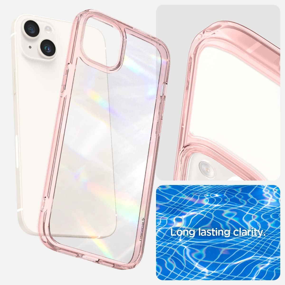 imageSpigen for iPhone 14 Case Ultra Hybrid No Magnet RingAntiYellowing Crystal ClearRose Crystal